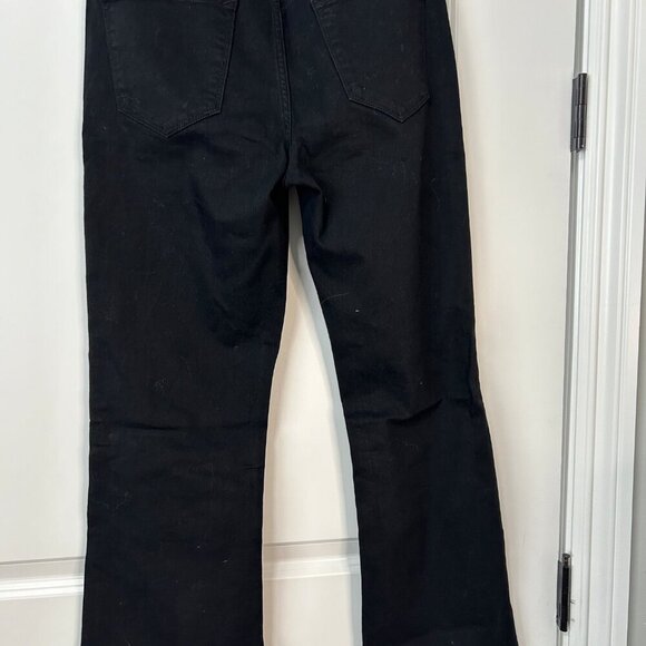 Vigoss Ladies Black Marley Raw Hem Crop Bootcut Jeans Size 29 NEW - Picture 5 of 6